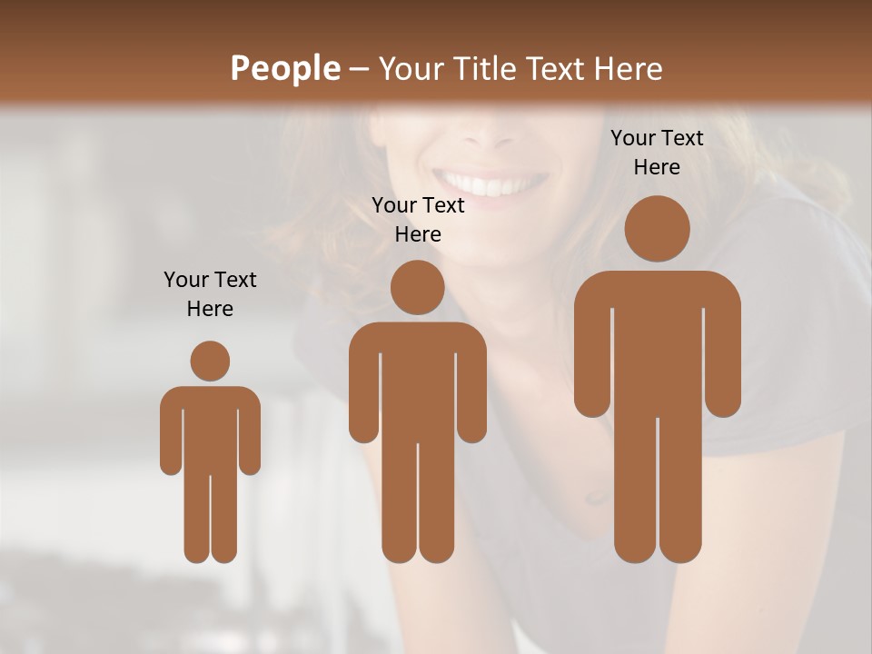 Day Sitting Young  PowerPoint Template