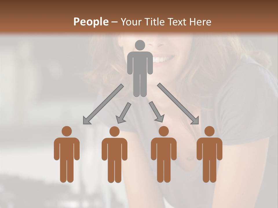 Day Sitting Young  PowerPoint Template