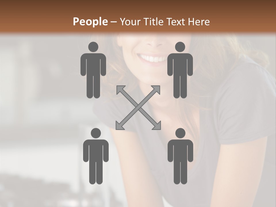 Day Sitting Young  PowerPoint Template