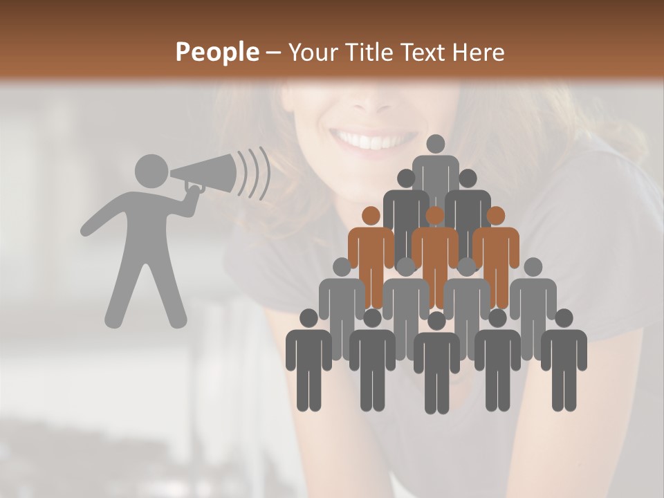 Day Sitting Young  PowerPoint Template