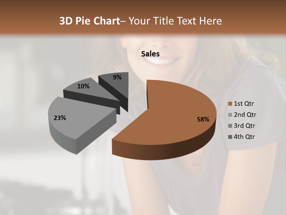 Day Sitting Young  PowerPoint Template