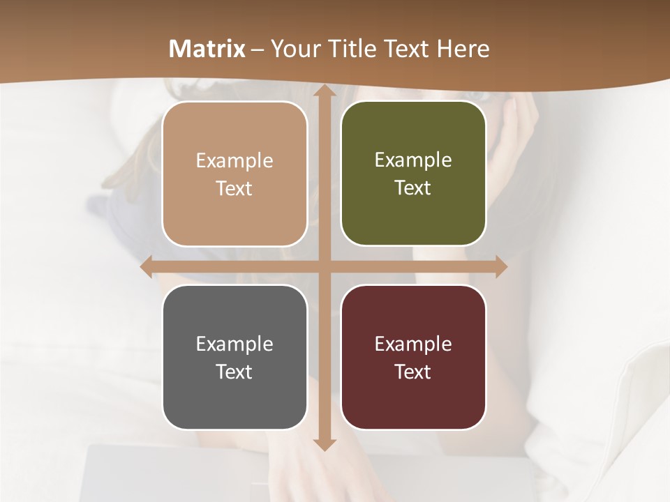 Serene People Women People PowerPoint Template