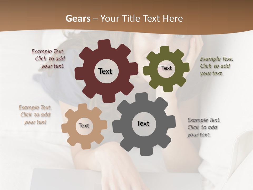 Serene People Women People PowerPoint Template