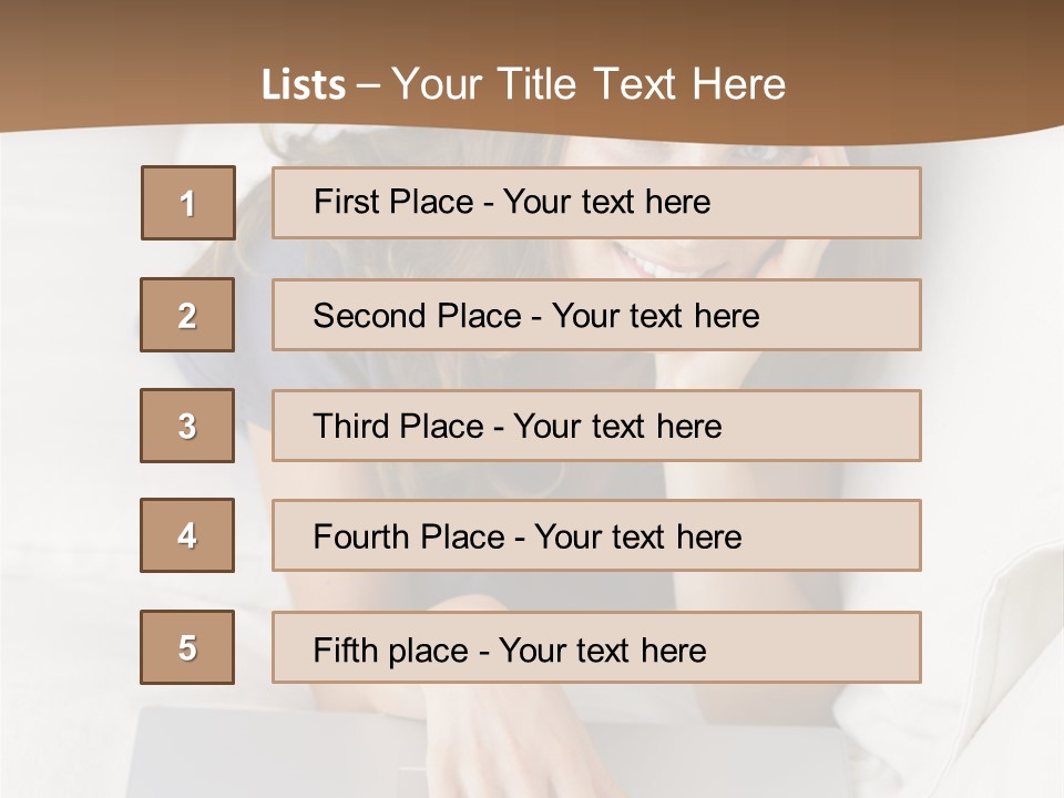 Serene People Women People PowerPoint Template