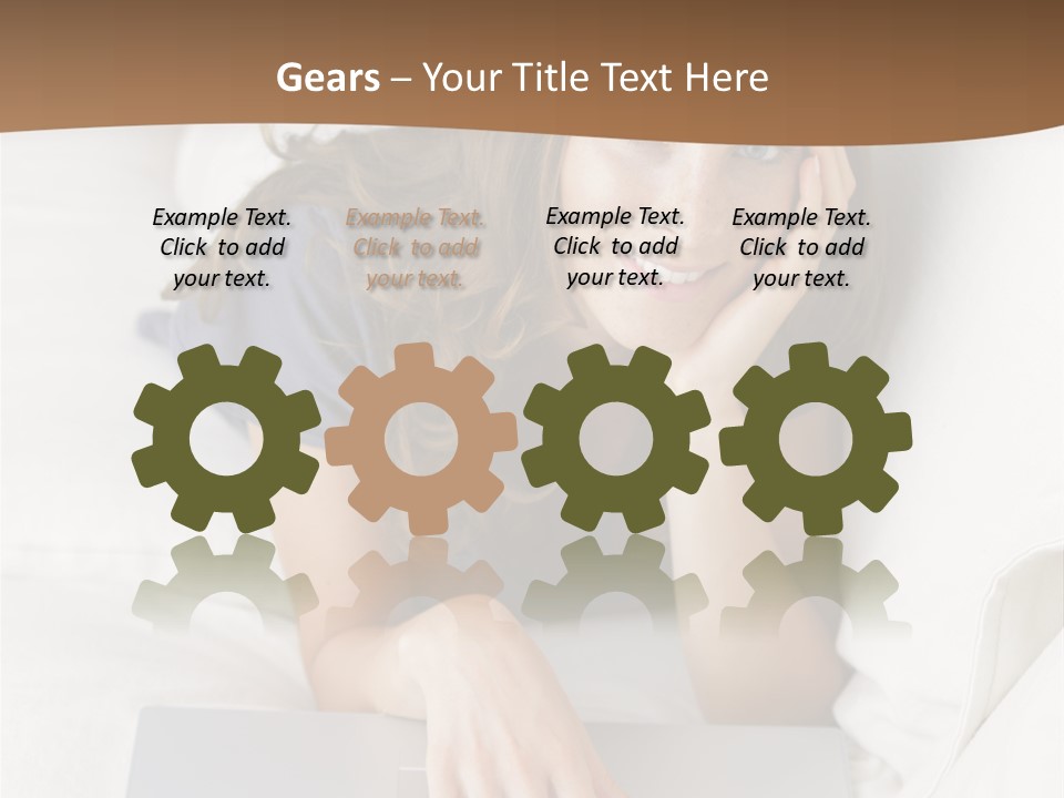 Serene People Women People PowerPoint Template