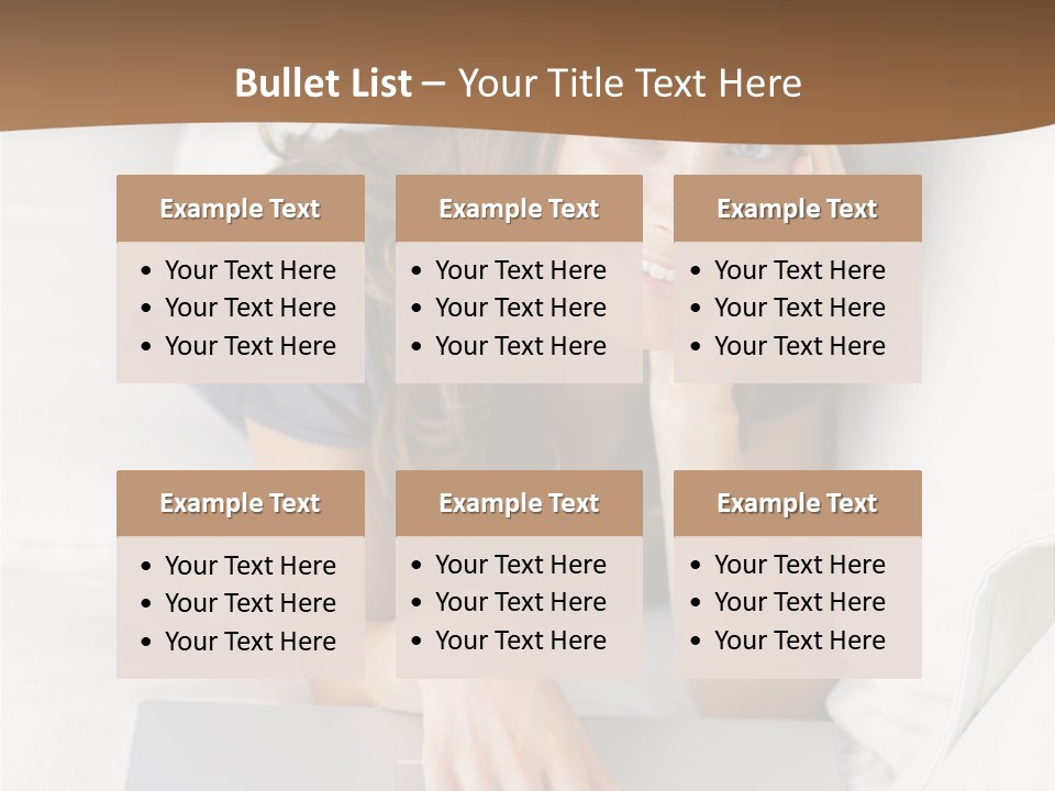 Serene People Women People PowerPoint Template