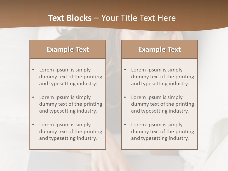 Serene People Women People PowerPoint Template