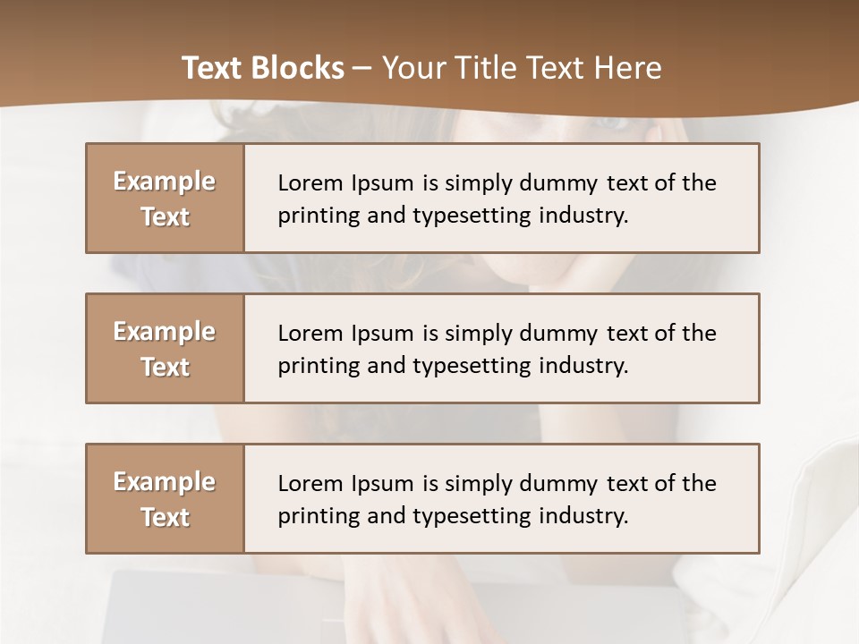 Serene People Women People PowerPoint Template