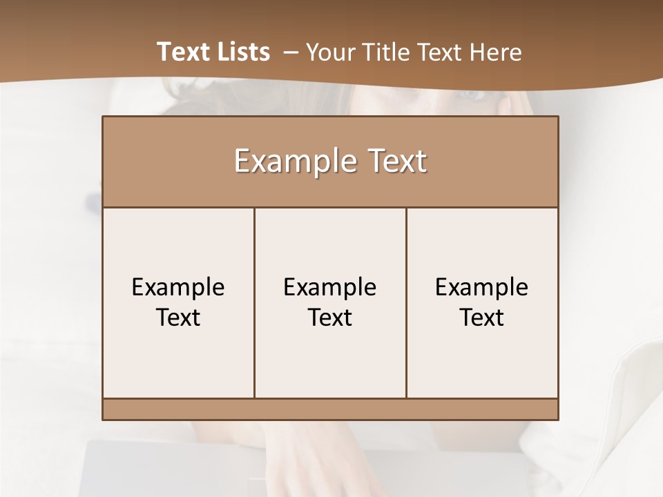 Serene People Women People PowerPoint Template