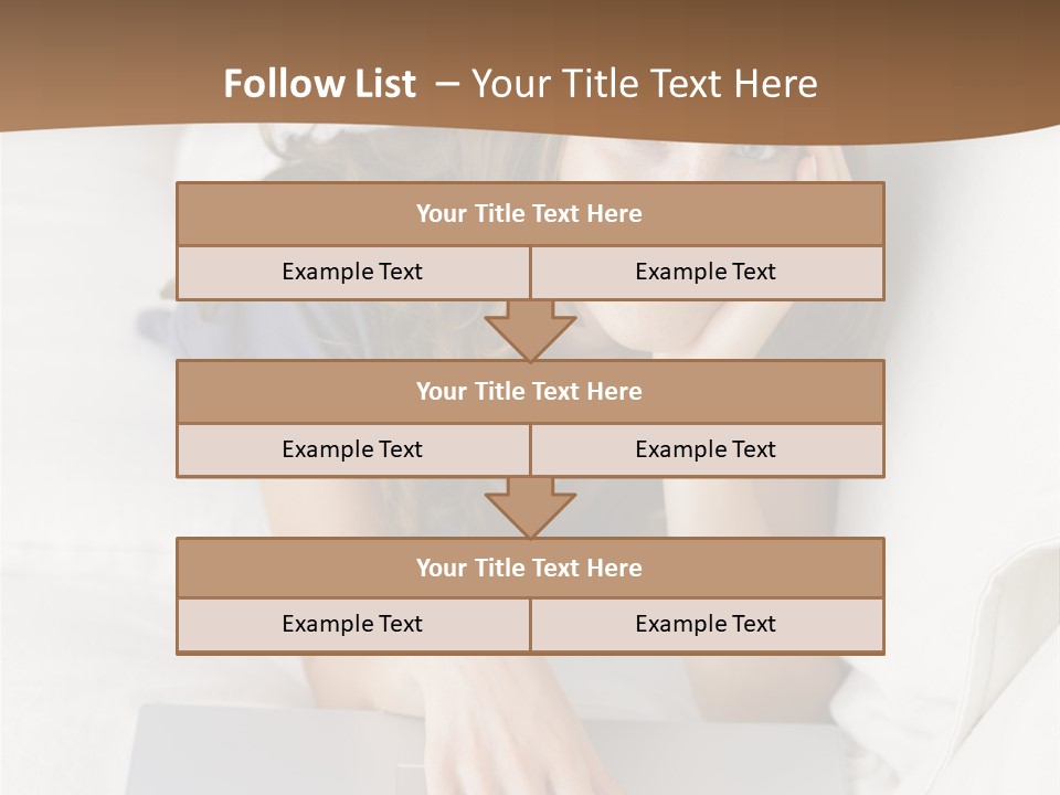 Serene People Women People PowerPoint Template