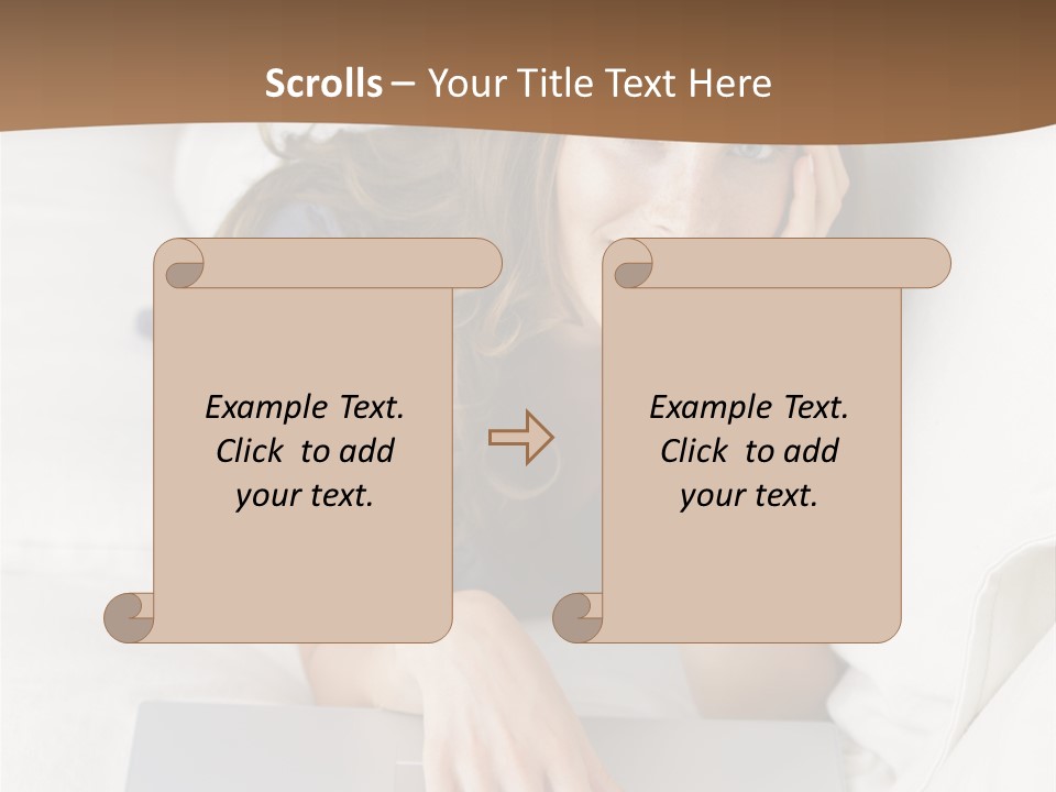 Serene People Women People PowerPoint Template