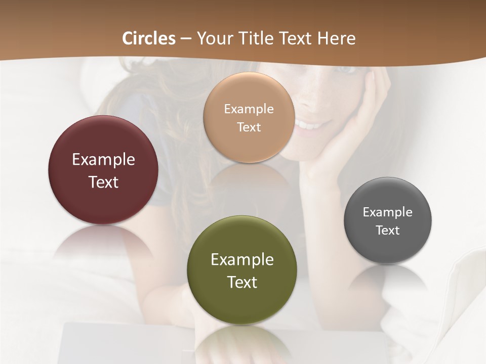 Serene People Women People PowerPoint Template