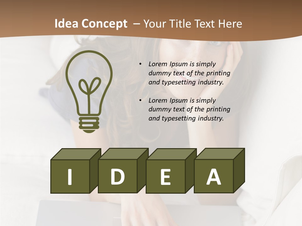 Serene People Women People PowerPoint Template