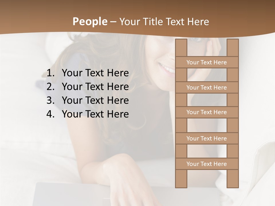 Serene People Women People PowerPoint Template