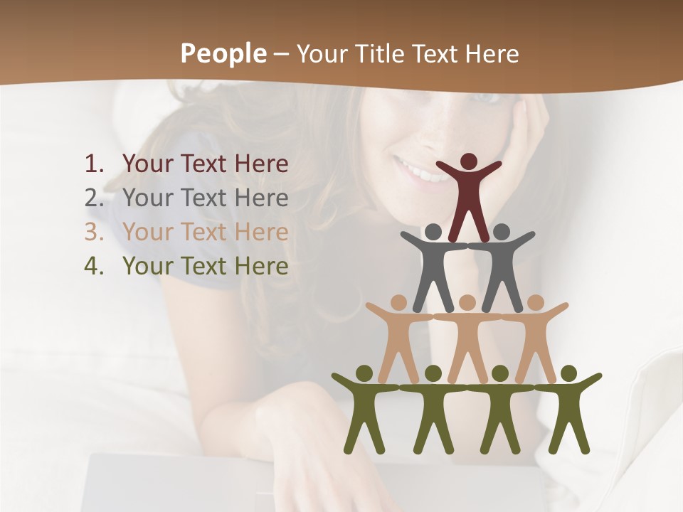 Serene People Women People PowerPoint Template