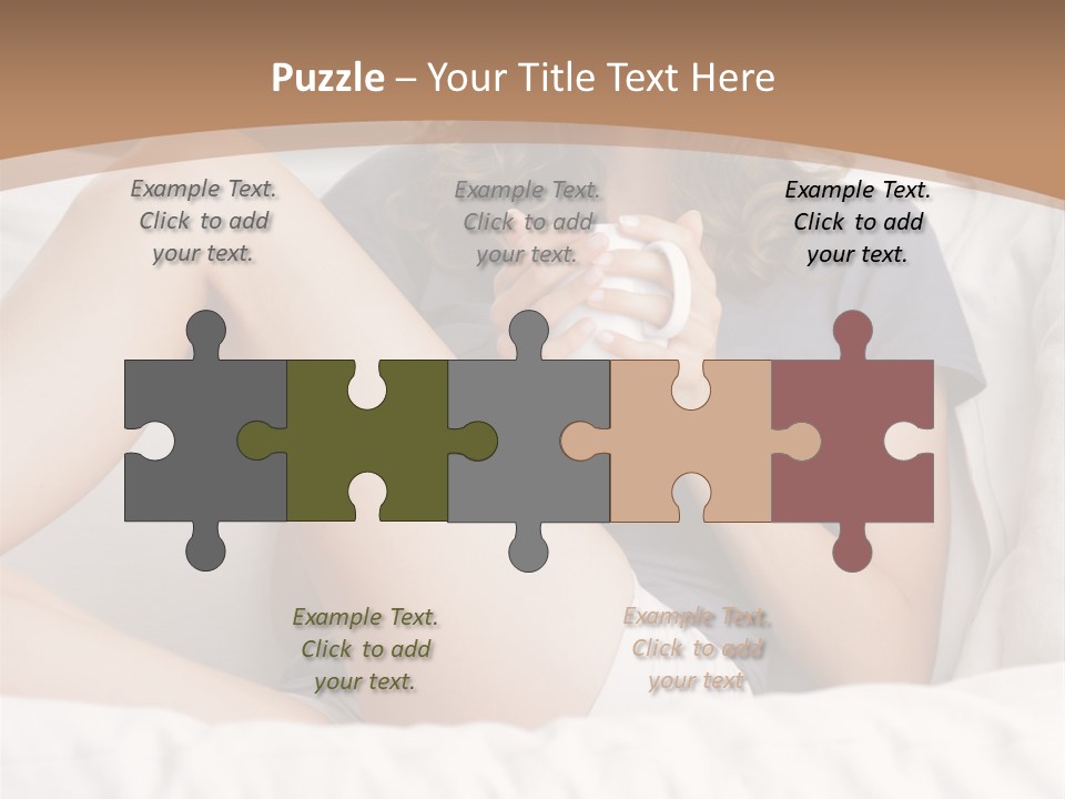 Cup Elegance Enjoyment PowerPoint Template