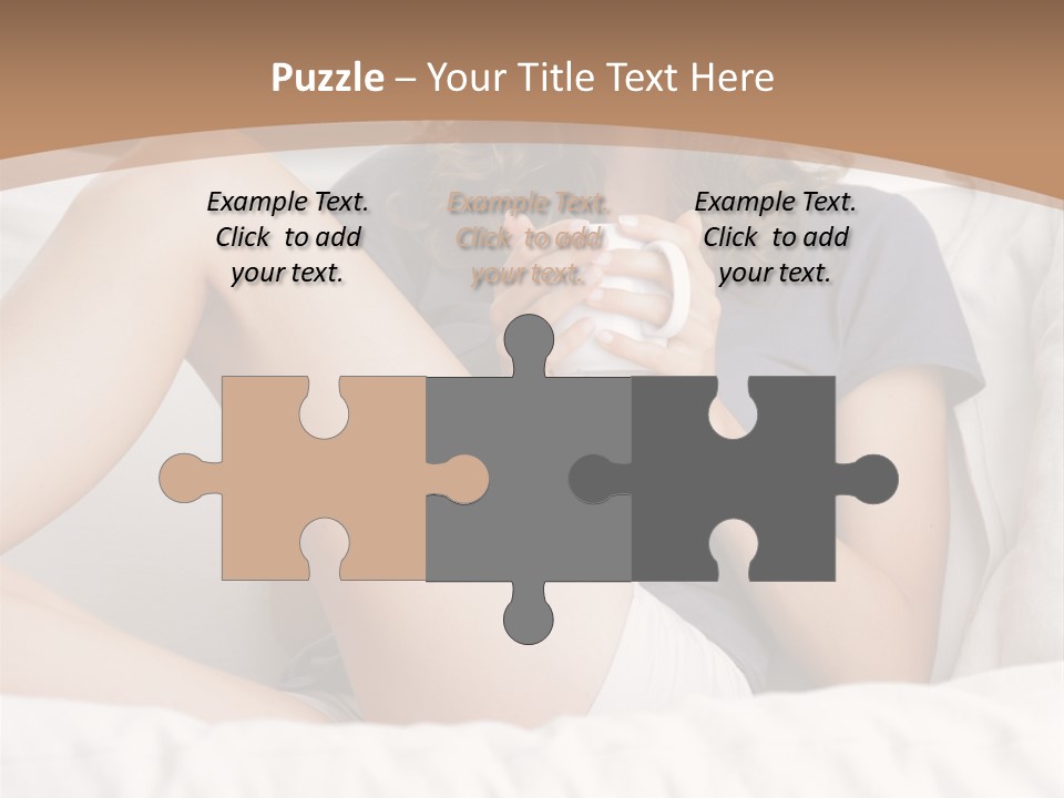 Cup Elegance Enjoyment PowerPoint Template