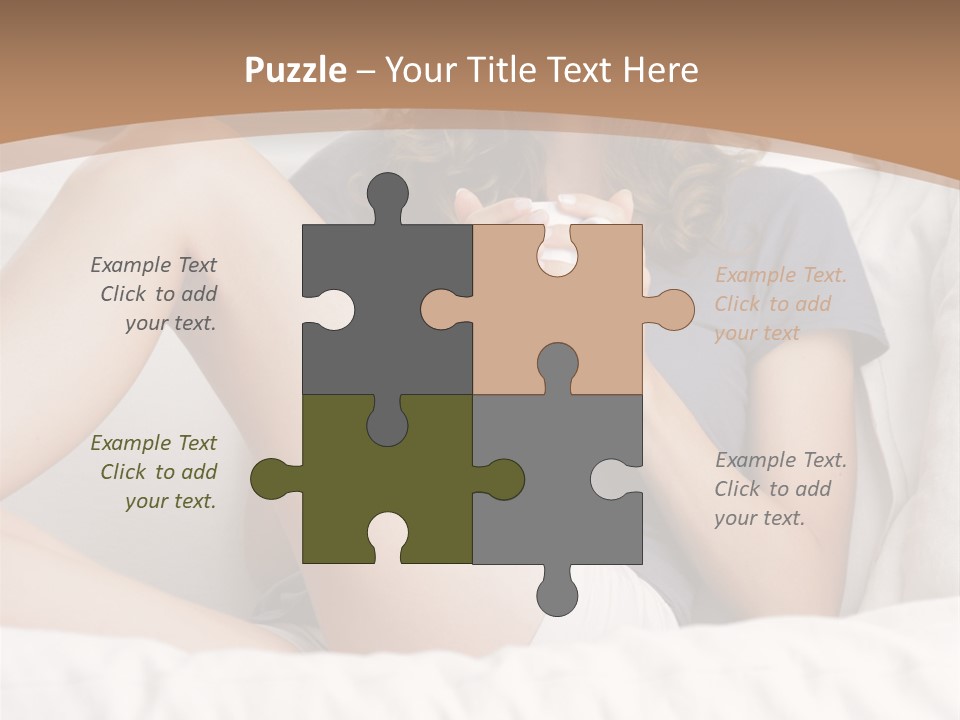 Cup Elegance Enjoyment PowerPoint Template