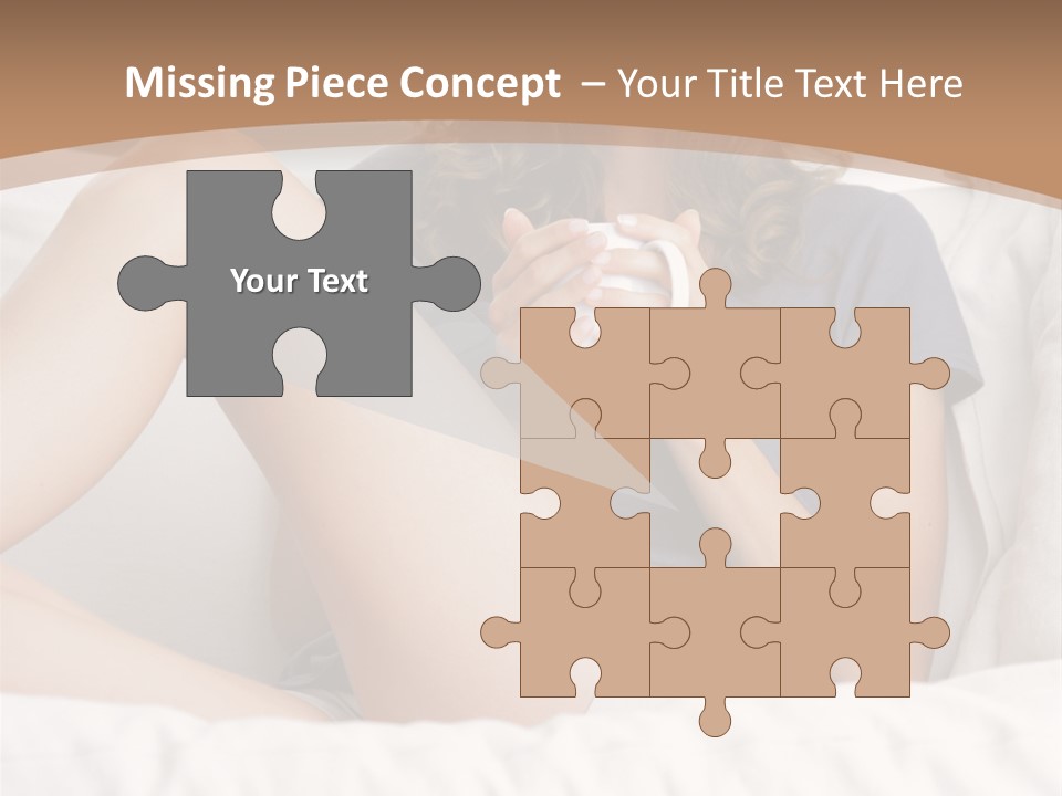 Cup Elegance Enjoyment PowerPoint Template