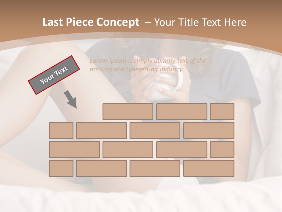 Cup Elegance Enjoyment PowerPoint Template