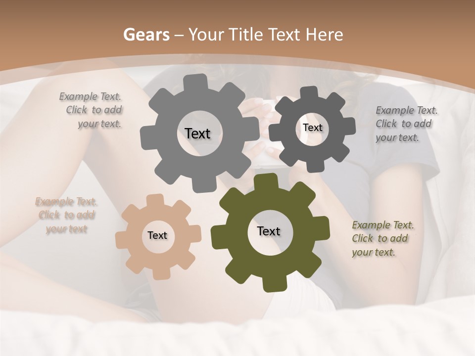 Cup Elegance Enjoyment PowerPoint Template