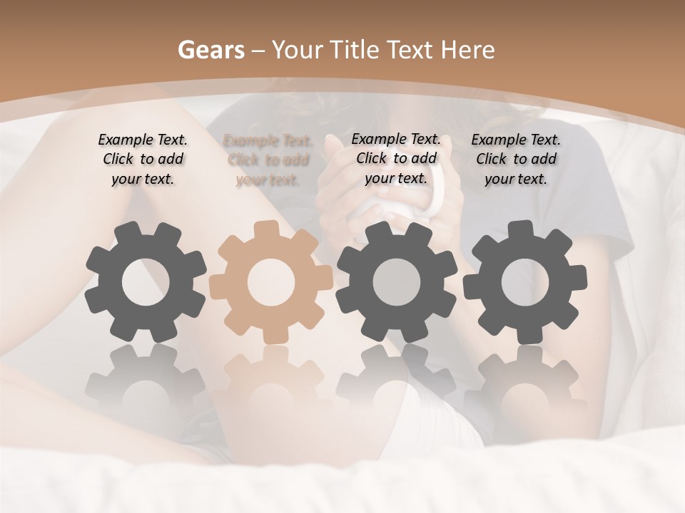 Cup Elegance Enjoyment PowerPoint Template