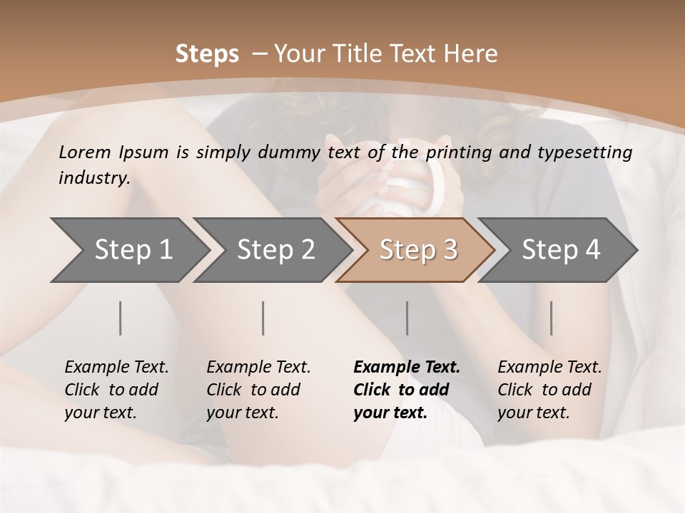 Cup Elegance Enjoyment PowerPoint Template