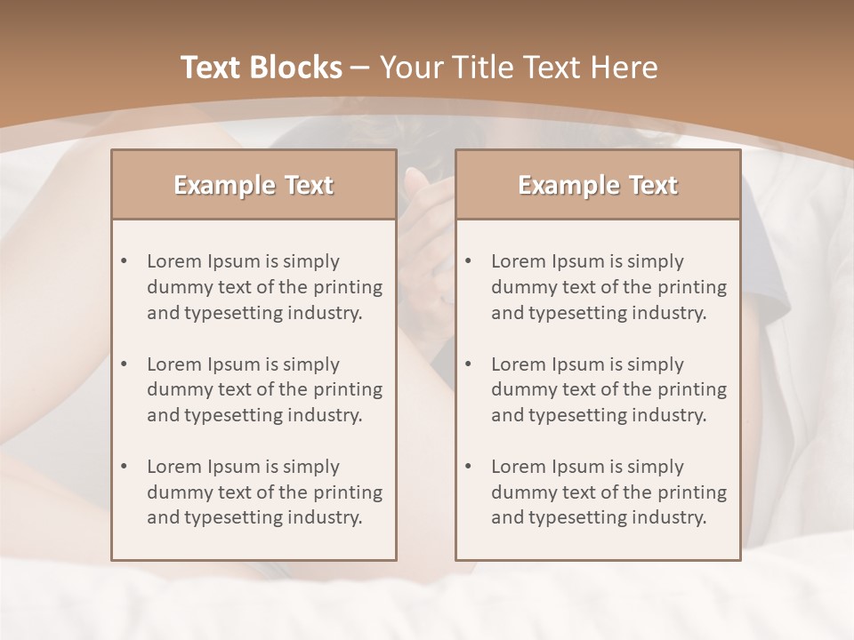 Cup Elegance Enjoyment PowerPoint Template