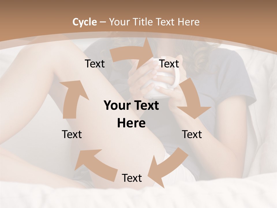 Cup Elegance Enjoyment PowerPoint Template