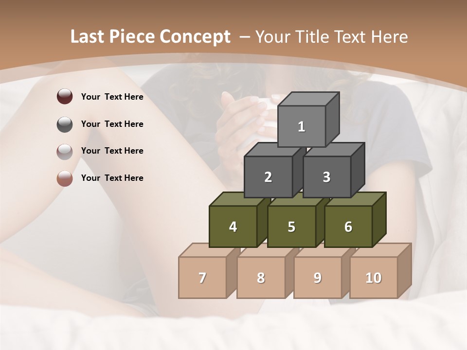 Cup Elegance Enjoyment PowerPoint Template