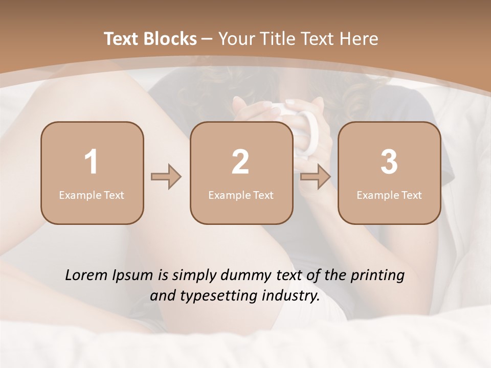 Cup Elegance Enjoyment PowerPoint Template