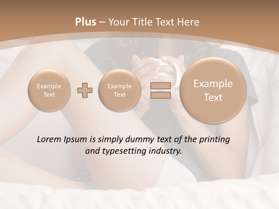 Cup Elegance Enjoyment PowerPoint Template