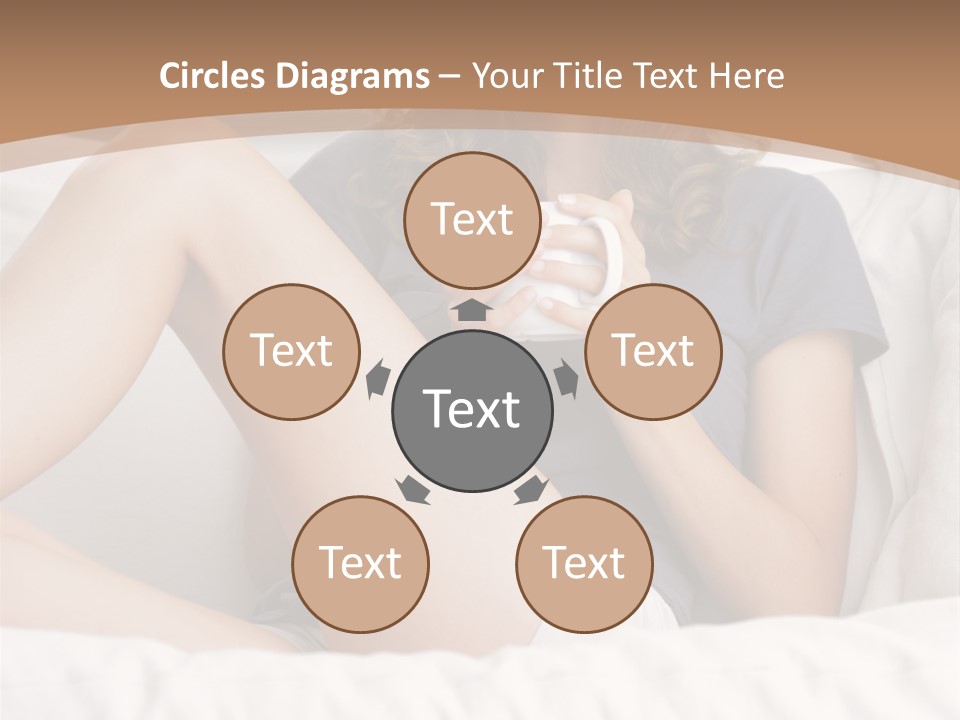 Cup Elegance Enjoyment PowerPoint Template