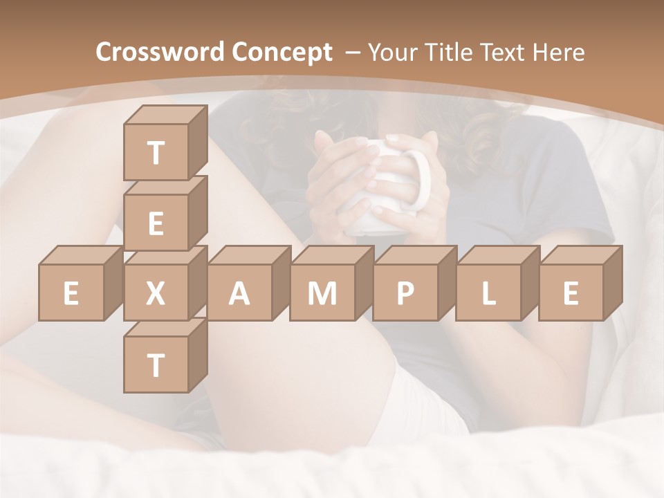Cup Elegance Enjoyment PowerPoint Template
