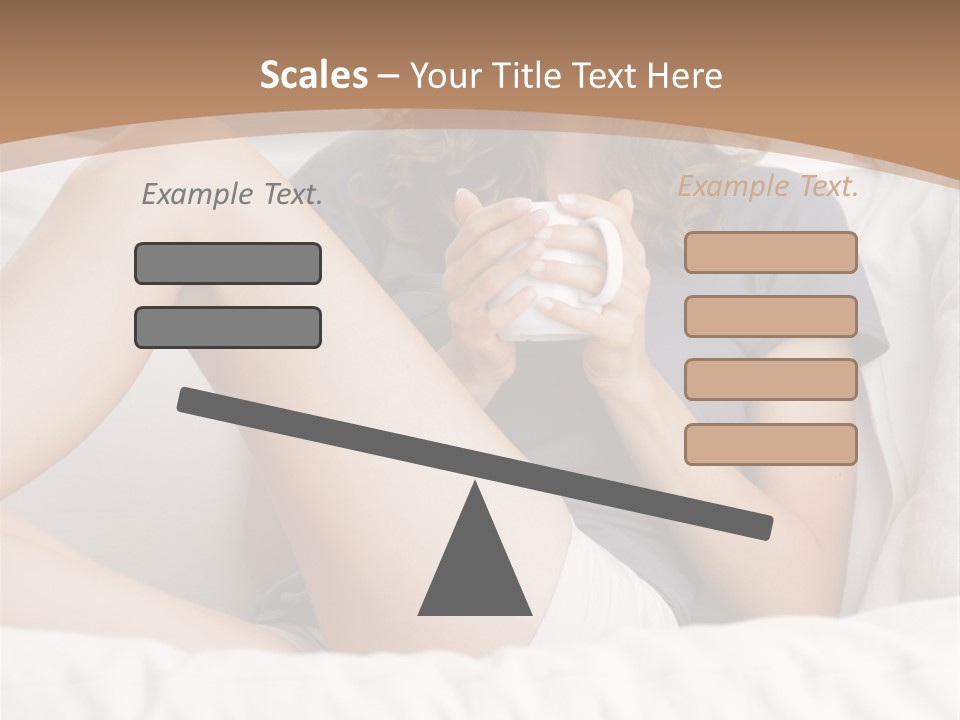 Cup Elegance Enjoyment PowerPoint Template
