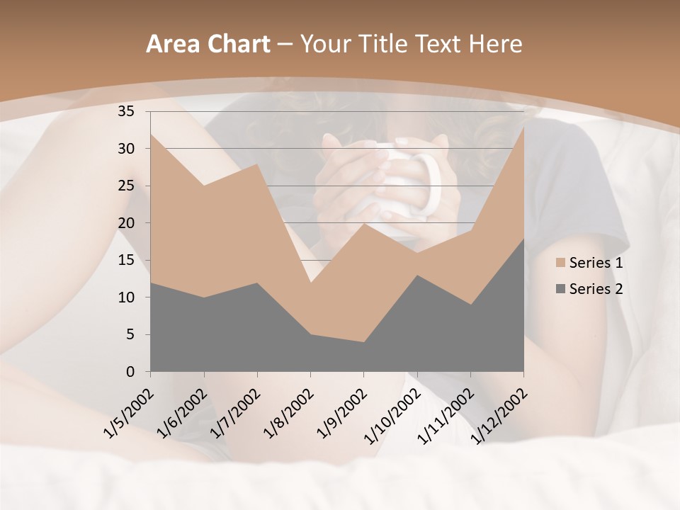 Cup Elegance Enjoyment PowerPoint Template
