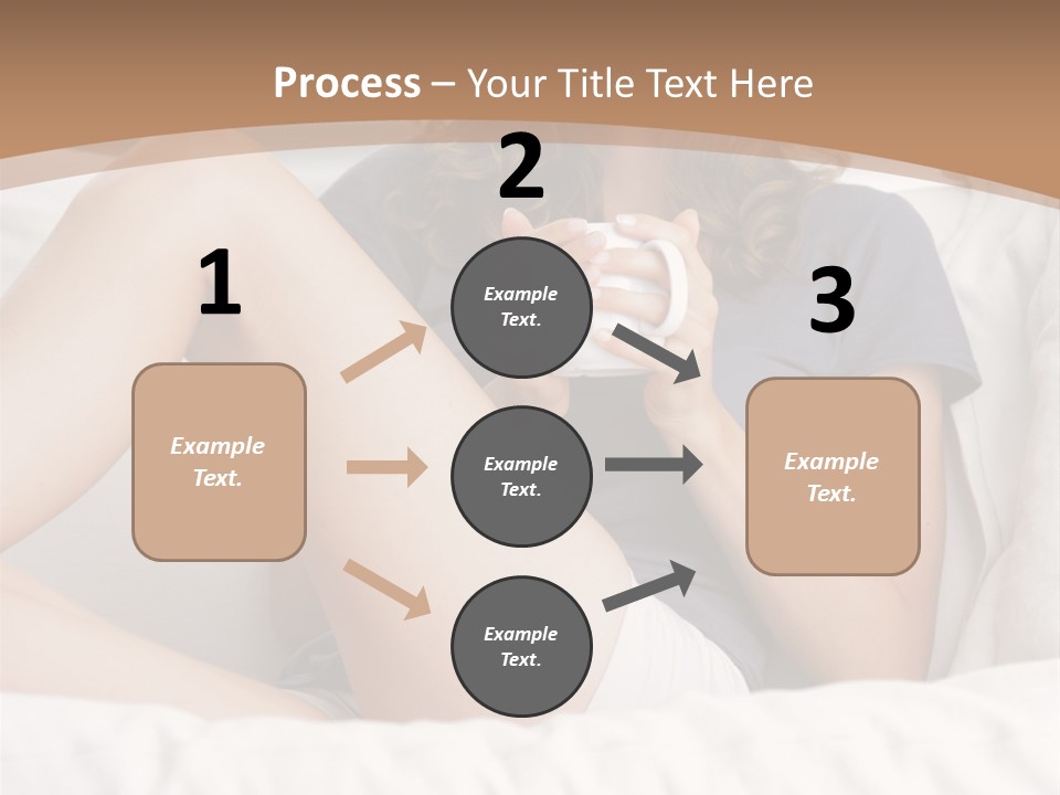 Cup Elegance Enjoyment PowerPoint Template