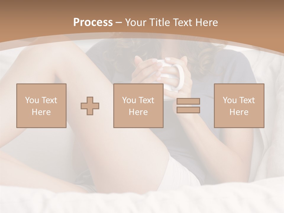 Cup Elegance Enjoyment PowerPoint Template