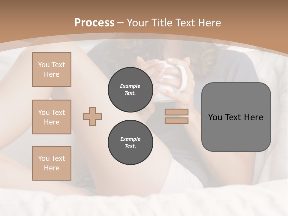 Cup Elegance Enjoyment PowerPoint Template