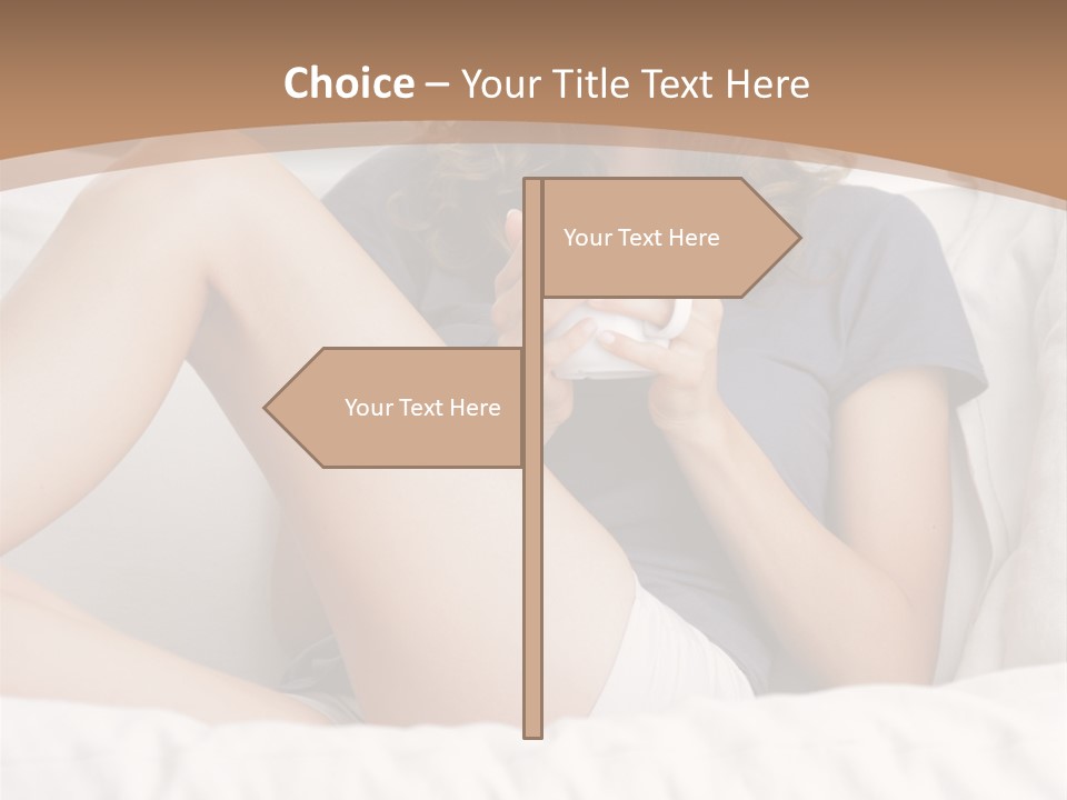 Cup Elegance Enjoyment PowerPoint Template