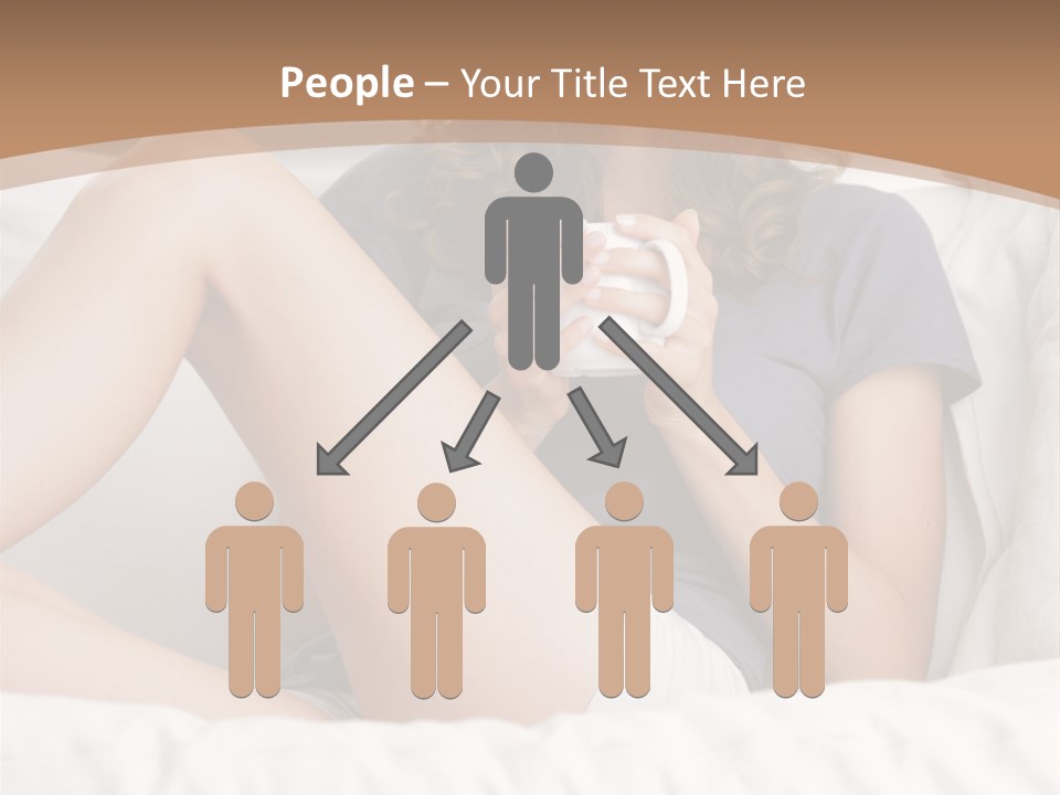 Cup Elegance Enjoyment PowerPoint Template