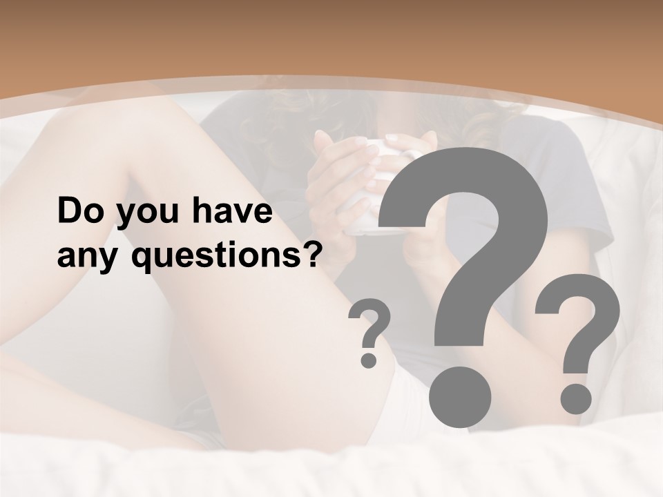 Cup Elegance Enjoyment PowerPoint Template