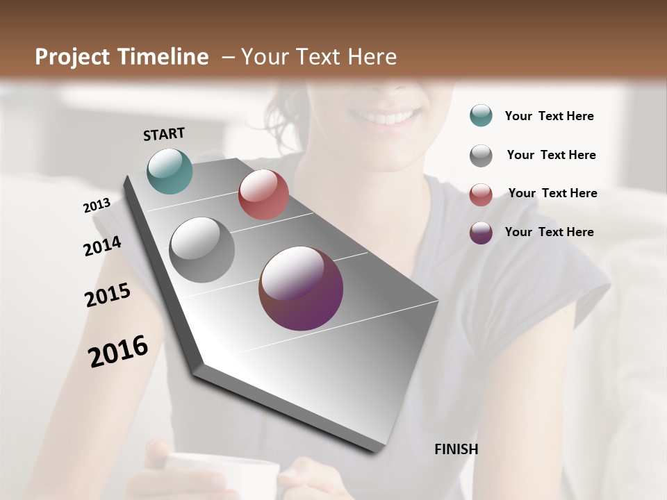 Young  Leisure Activity Vitality PowerPoint Template