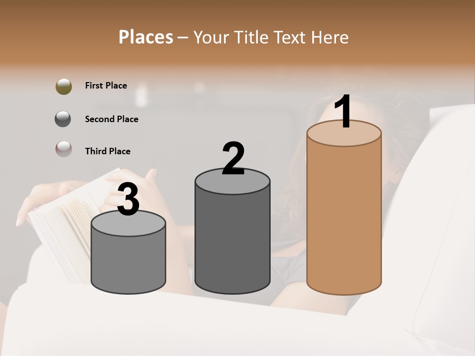 Home Interior Cheerful Smiling PowerPoint Template