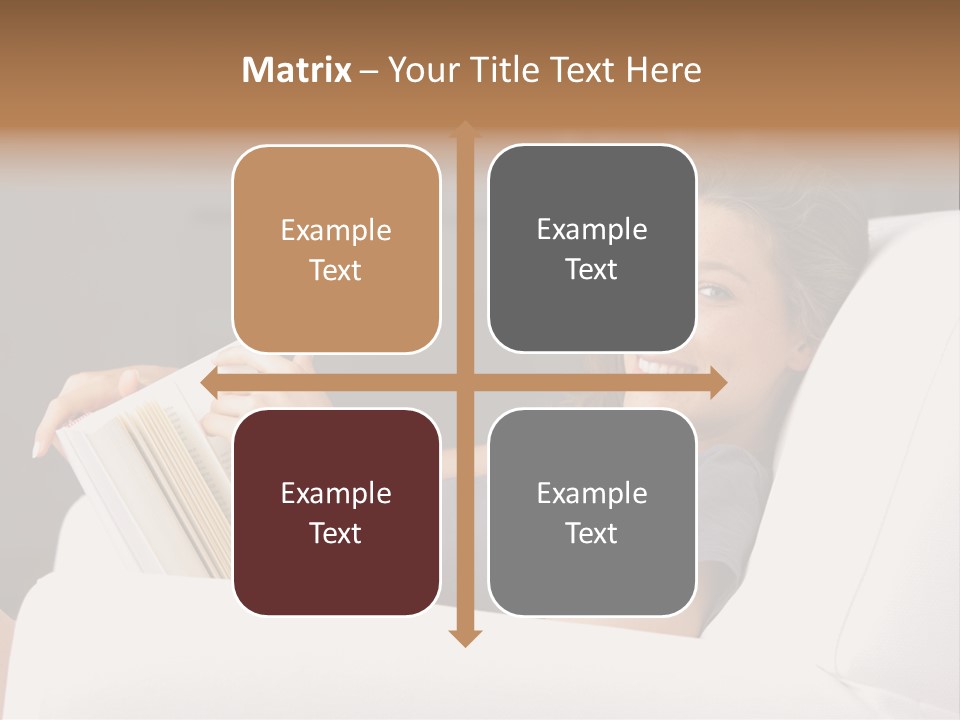 Home Interior Cheerful Smiling PowerPoint Template