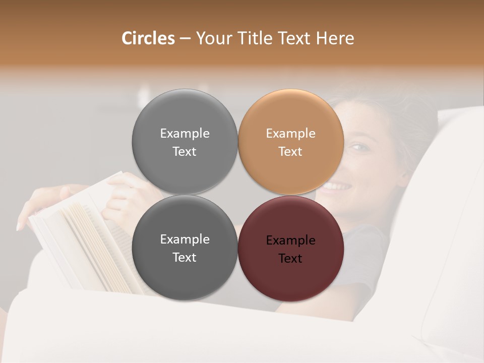 Home Interior Cheerful Smiling PowerPoint Template