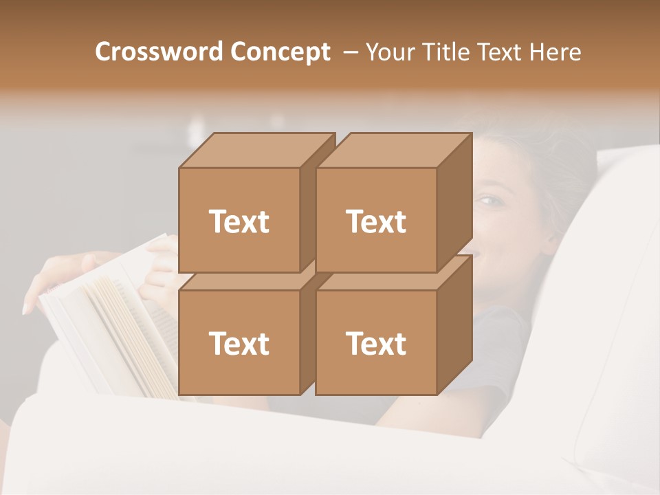 Home Interior Cheerful Smiling PowerPoint Template