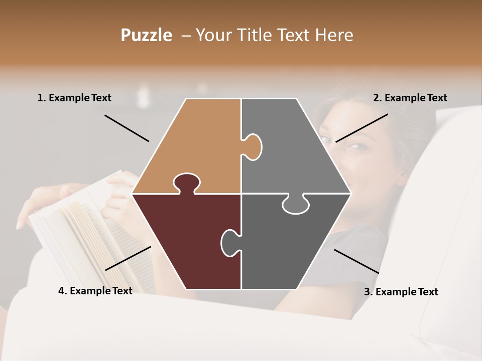 Home Interior Cheerful Smiling PowerPoint Template