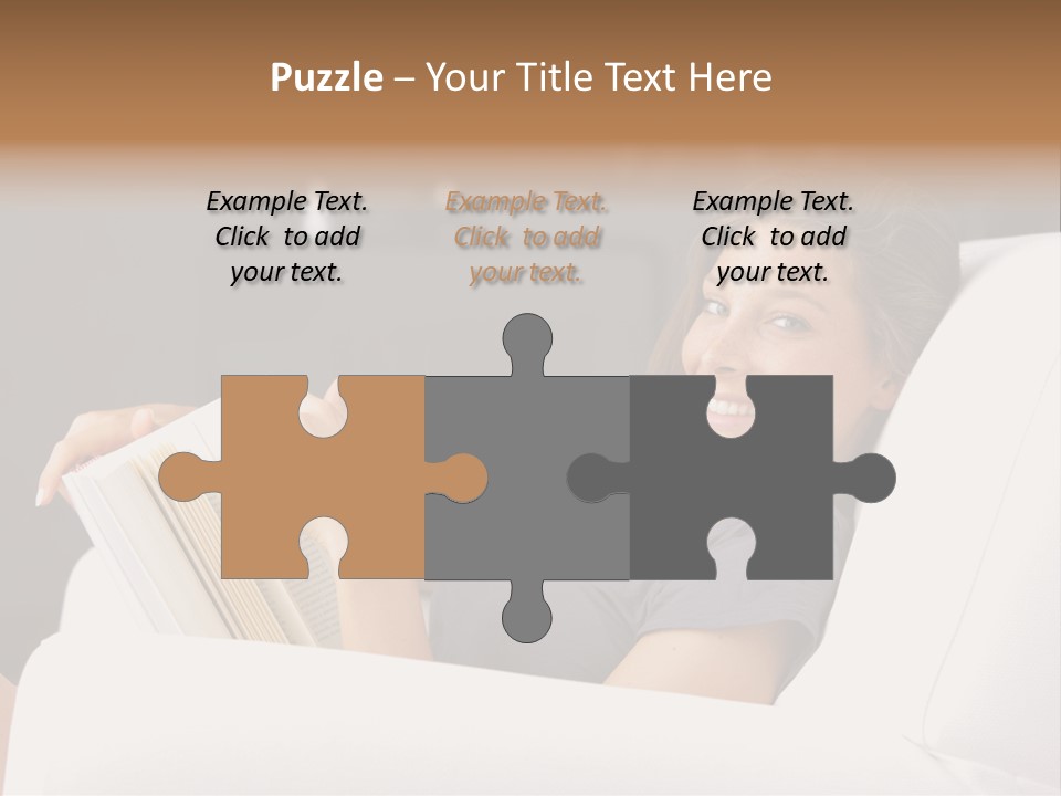 Home Interior Cheerful Smiling PowerPoint Template