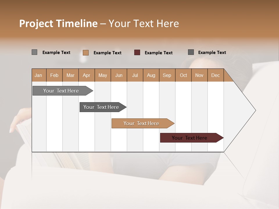 Home Interior Cheerful Smiling PowerPoint Template